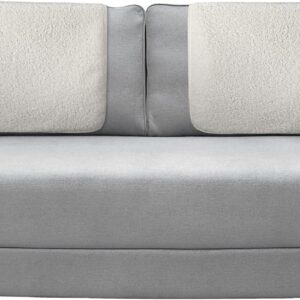 Frienda 2 Pieces Recliner Headrest Covers Sofa Headrest Protector Sherpa for Recliner Chair Couch Furniture Non Slip for Living Room (Beige)